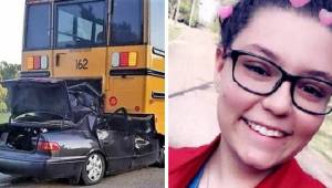 Den 17-årige kørte ind i skolebussen og døde på stedet. Da politiet ankom til ul